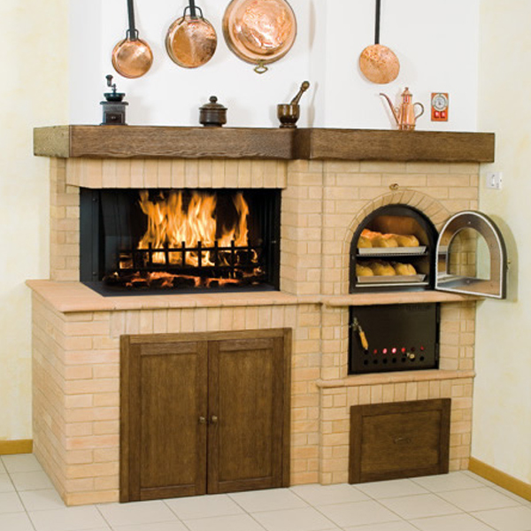 Rivestimento Forno Barbecue Modello F/02 destro o sinistro