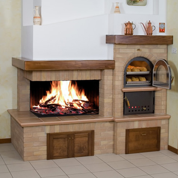 Rivestimento Forno Camino Modello F/04 destro o sinistro