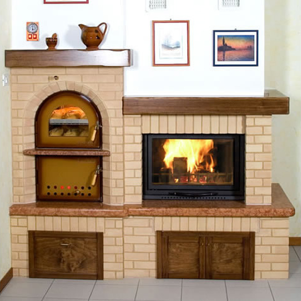 Rivestimento Forno Camino Modello F/10 destro o sinistro