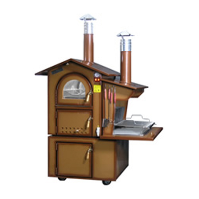 Forno a legna da esterno normali o ventilati con base, barbecue, griglia brucialegna