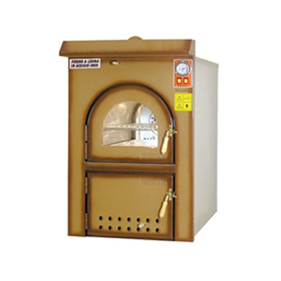 Forno a legna serie incasso con cappa aspira vapori e pannello anteriore 60-40